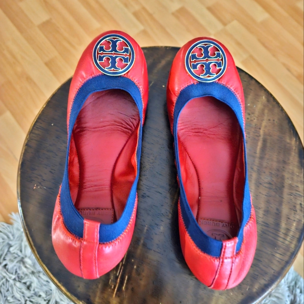 TORY BURCH Caroline Red Sz 6